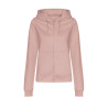 Sweat zippé universitaire femme personnalisé