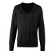 Pull col V Femme personnalisé