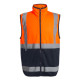 Gilet Pro zippé haute visibilité personnalisé