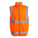 Gilet Pro zippé haute visibilité personnalisé