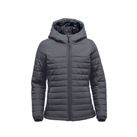 Veste à capuche matelassée Nautilus femme personnalisé