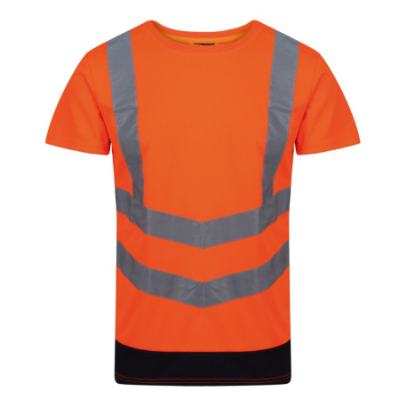 Pro hi-vis short sleeve t-shirt personnalisé