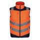 Pro hi-vis thermal bodywarmer personnalisé