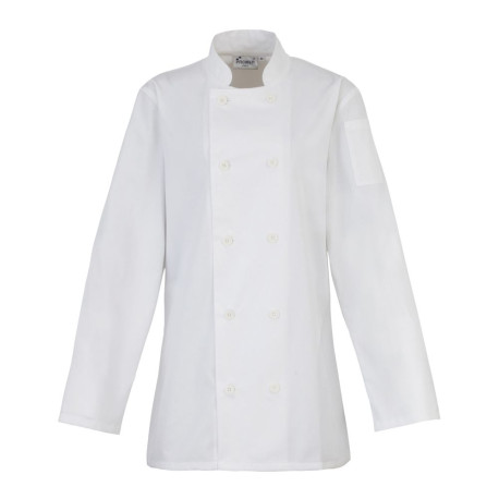 Veste de cuisinier à manches longues Femme personnalisé