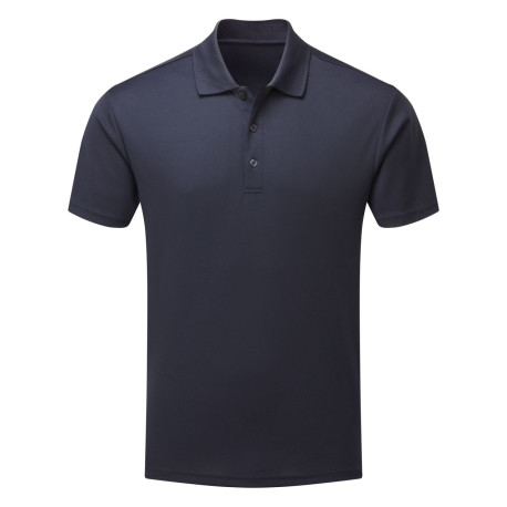 Polo homme en fil teinté recyclé personnalisé