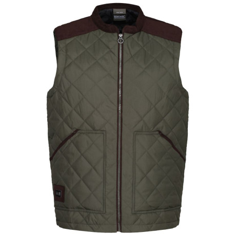 Moreton diamond quilt gilet personnalisé