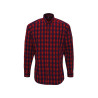 Chemise Homme manches longues à carreaux en coton Mulligan personnalisé