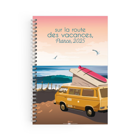 CARNETS SPIRALE COUVERTURE SOUPLE 2025 - 140X205