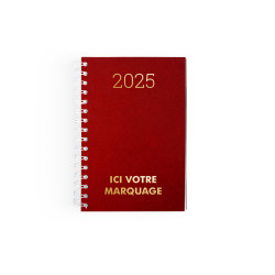 AGENDA CARRÉ 1 JOUR SPIRALE 2025 - 145X215