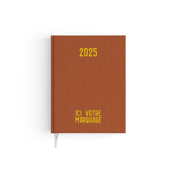 AGENDA EMBOITE VOYAGE TOILE 2025 - 165X240