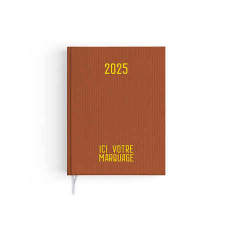 AGENDA EMBOITE VOYAGE TOILE 2025 - 165X240