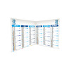 BANCAIRE STANDARD ORIGAMI CARRÉ BLEU 2025 personnalisé