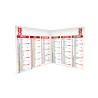 BANCAIRE STANDARD ORIGAMI CARRÉ ROUGE 2025 personnalisé