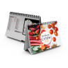 CHEVALET STANDARD 13 FEUILLETS COULEURS CUISINE 2025 personnalisé