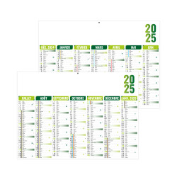 BANCAIRE STANDARD FLORENTIN VERT 2025 personnalisé