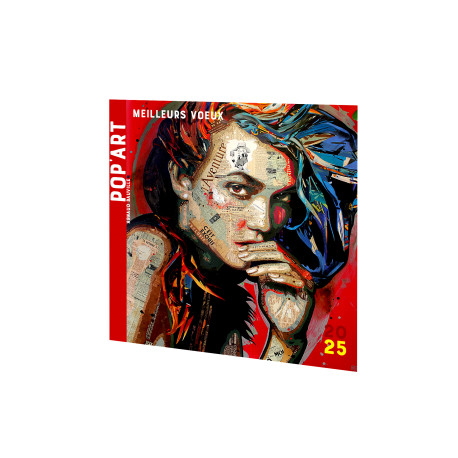 CARTE DE VOEUX POP'ART 2025 - 280X140