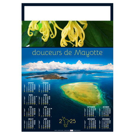 POSTER DOUCEURS DE MAYOTTE 2025 - 500X700