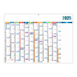 BANCAIRE XXL EFFAÇABLE PLANNING BASIQUE 2025 personnalisé