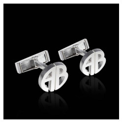 Duo de boutons de manchettes personnalisés sur-mesure