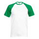 T-shirt de baseball bicolore personnalisé