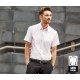 Men'S Short Sleeve Tailored Herringbone Shirt personnalisé