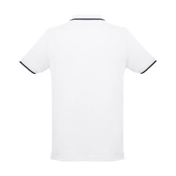 THC ROME WH. Polo slim fit pour homme personnalisé