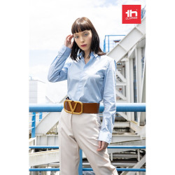 THC PARIS WOMEN. Chemise popeline pour femme ML vierge ou à personnaliser