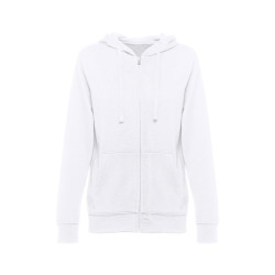 THC AMSTERDAM WOMEN WH. Sweat à capuche pour femme vierge ou à personnaliser