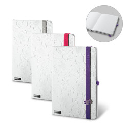 Lanybook Innocent Passion White. Bloc-notes vierge ou à personnaliser