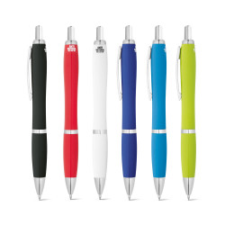 MANZONI. Stylo bille en ABS avec traitement antibactérien vierge ou à personnaliser