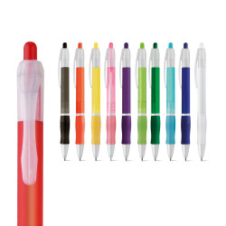 SLIM. Stylo à bille avec antidérapant personnalisé