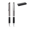 Le stylo à bille en métal personnalisé ELLORA Gris métal