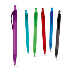 MARS CRYSTAL. Stylo à bille avec clip personnalisé
