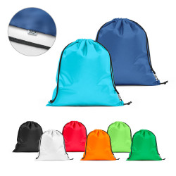 PEMBA. Sac-à-dos ficelle en RPET vierge ou à personnaliser