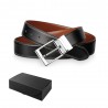 MALINI. Ceinture en cuir pour homme vierge ou à personnaliser