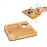 FABRIS. Assiette en bambou vierge ou à personnaliser - Express et pas cher