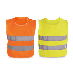 MIKE. Gilet réflecteur pour enfant vierge ou à personnaliser