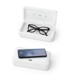 BACTOUT. Boîte de stérilisateur UV chargeur sans fil rapide vierge ou à personnaliser
