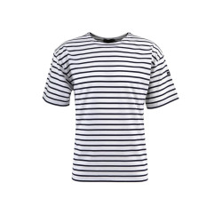 Tee-shirt à rayures vierge ou à personnaliser
