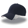 Casquette 6 pans visière contrastée vierge ou avec votre logo