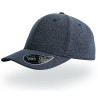 Casquette 6 pans Mid Visor effet chiné vierge ou à personnaliser