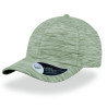 Casquette 6 pans Mid Visor effet chiné vierge ou à personnaliser
