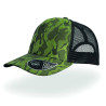 Casquette 5 pans style trucker camouflage vierge ou avec votre logo