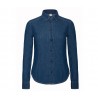 Chemise femme denim vierge ou avec votre logo