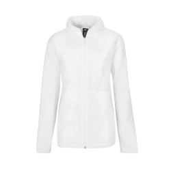 Veste coupe-vent doublée micropolaire femme vierge ou à personnaliser