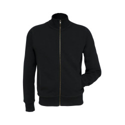 Sweat homme grand zip vierge ou à personnaliser