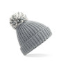 Bonnet à pompon brillant vierge ou avec votre logo