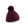 Bonnet maille torsadée Snowstar® vierge ou avec votre logo