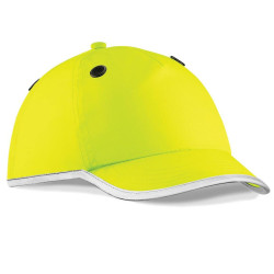Casquette casque EN812 haute visibilité vierge ou à personnaliser