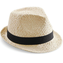 Chapeau de paille vierge ou à personnaliser